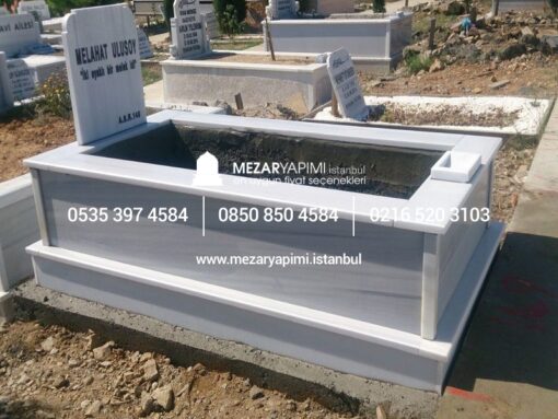 Tek Kişilik Mermer Mezar - Görsel 13