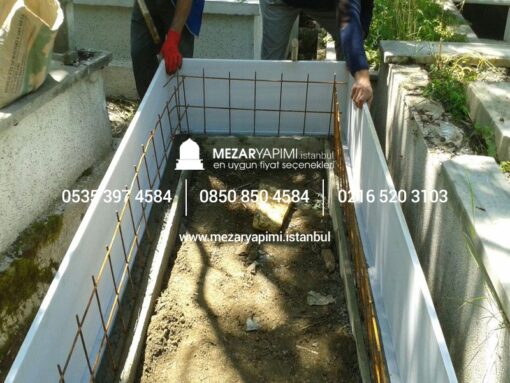 Mermer Blok Kısa (Alçak) Mezar Modeli - Görsel 7