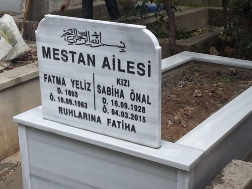 70 - 80  Cm Mezar Baştaşı - Görsel 6