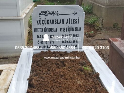 70 - 80  Cm Mezar Baştaşı - Görsel 2