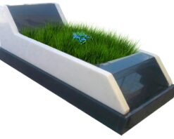 G-34 ÖZEL EĞİMLİ MODEL SİYAH-BEYAZ KOMPLE 5-8 CM ARASI KALINLIKTA MEZAR