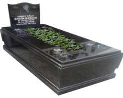 G-49 ABSOLUT BLACK GRANİT PROFİLLİ KOMPLE 5 CM KALINLIKTA MEZAR