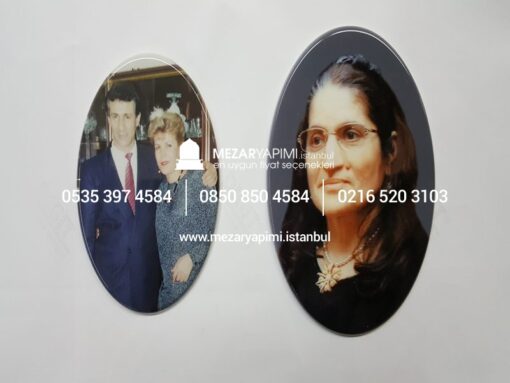 Oval Porselen Fotoğraf - Görsel 13