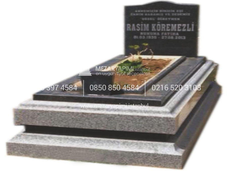 L-13 BETA GRANİT PROFİLLİ KOMPLE 10 CM KALINLIKTA MEZAR