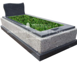 L-25 YARIM BLOK GRANİT KOMPLE 5-8 CM ARASI KALINLIKTA MEZAR