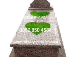 Alternative view of L-36 Krem Rengi Kalpli Mezar Modeli 5cm Kalınlıkta Blok Mezar Modeli