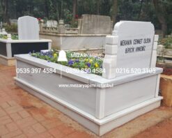 Alternative view of Tek Kişilik 6cm Küpeşte Baştaşı Koltuklu Mezar