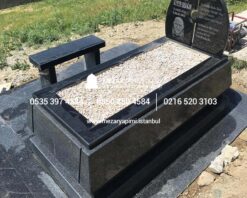 Alternative view of G-131 Nero Gaska Granit Konik Mezar Modeli