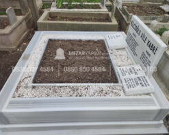 cift Kisilik Beyaz Mermer Blok Mezar-1