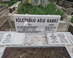 cift Kisilik Beyaz Mermer Blok Mezar-6