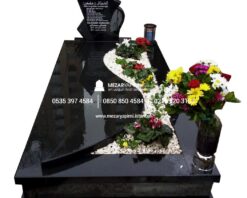 DALGALI KAPAKLI GRANİT MEZAR MODELİ