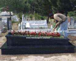 Alternative view of G-119 Nero Gaska Blok Eğimli Mezar Model