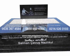 Absolute Black Kitabeli Granit Mezar Modeli