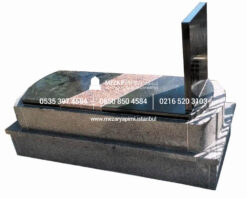 Üzeri Kapalı Beta ve Verde Paradiso Granit Mezar