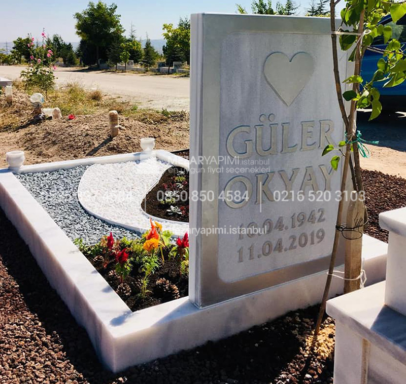 Suyolu Şeklinde Mermer Mezar Modeli