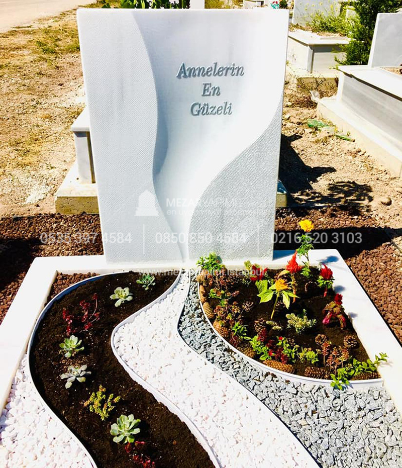 Suyolu Şeklinde Mermer Mezar Modeli