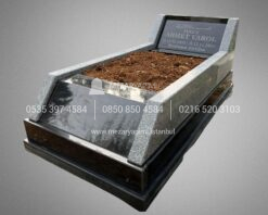 Egimli Mezar Modeli Absolute Black ve Beta Granit