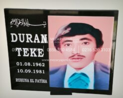 40x30cm Porselen Resimli Granit Mezar Taşı