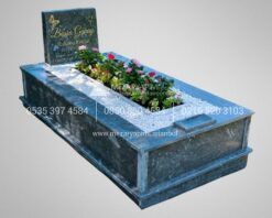 Abide Baş Taşı Komple Siyah Mermer Mezar