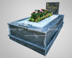 Abide Baş Taşı Komple Siyah Mermer Mezar