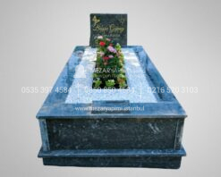 Abide Baş Taşı Komple Siyah Mermer Mezar
