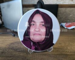 Porselen Resim Yuvarlak 20cm