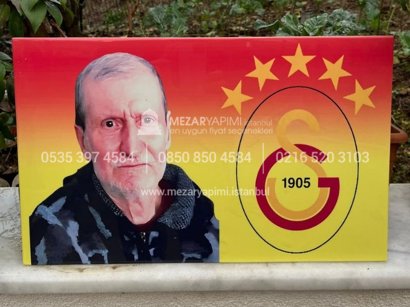 Galatasaray Logolu Porselen Resim 50x30cm